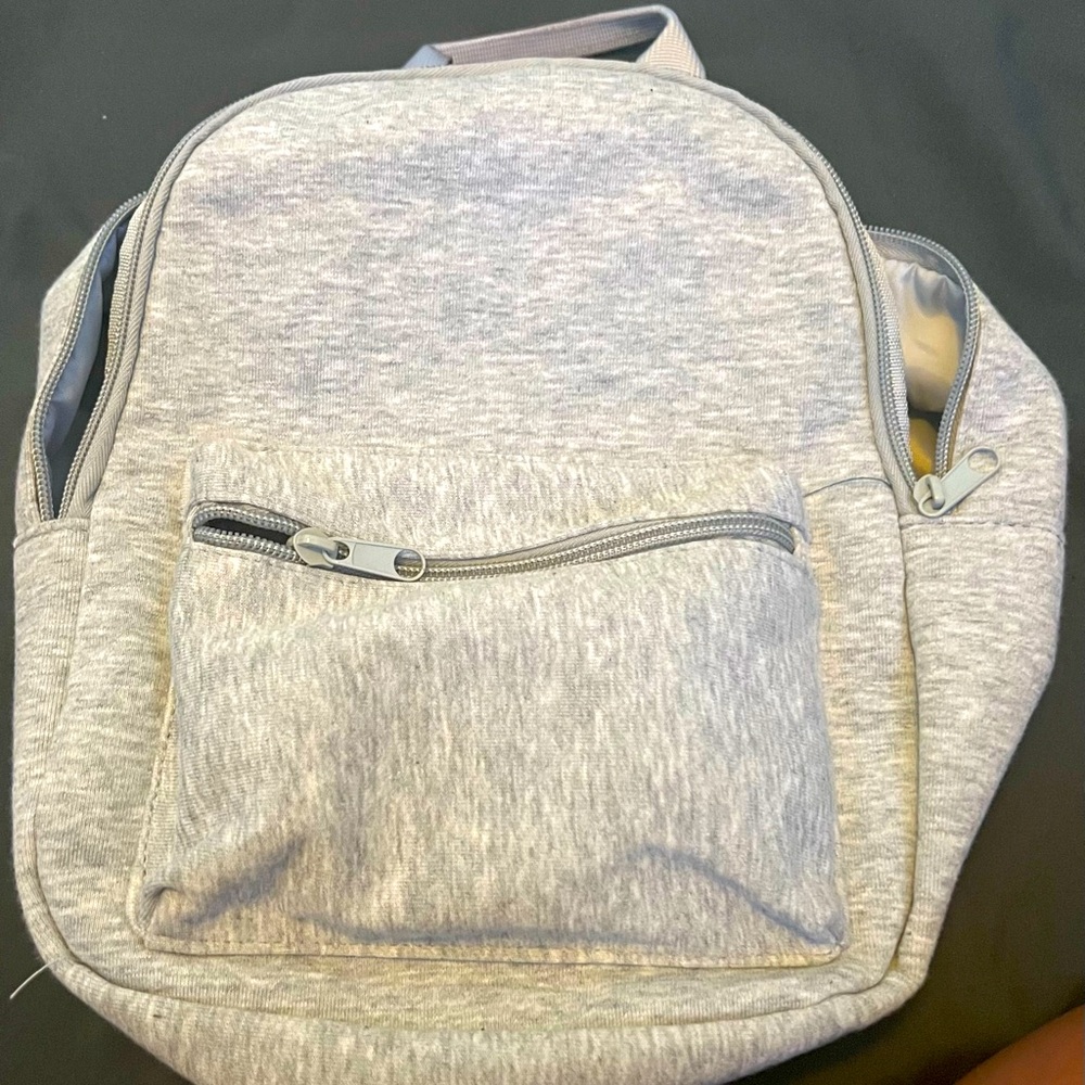 Light Gray mini backpack